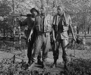 Statue Three Servicemen Vietnam Veterans Memorial